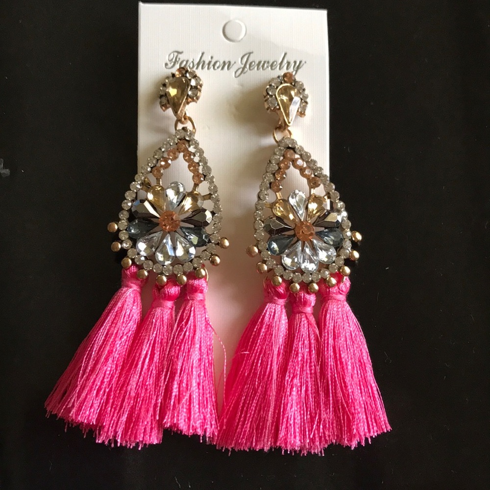 Bohemian Tassel Earrings - Picture 2 of 7
